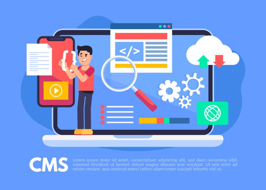 cms static website development services agency in USA